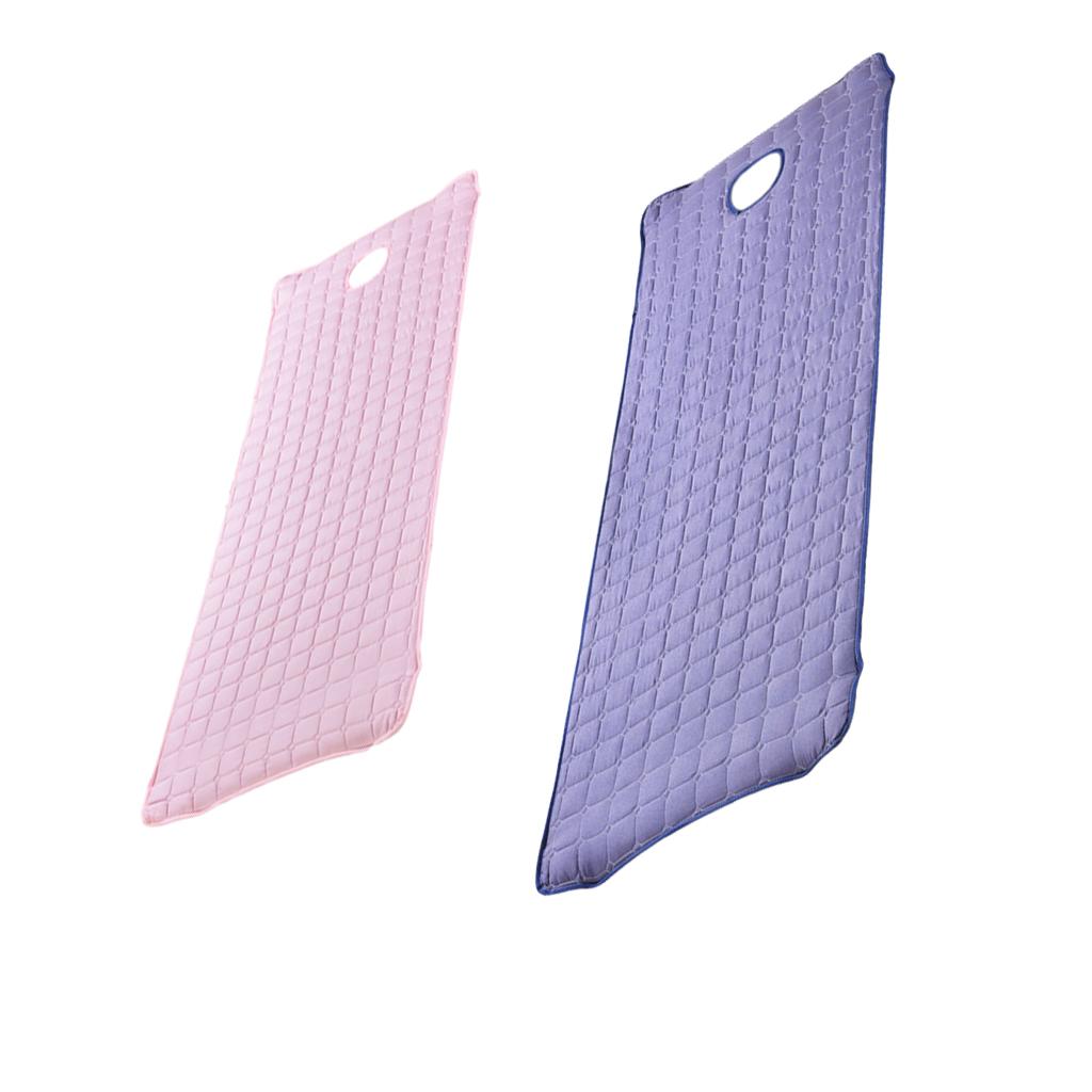 2pc Beauty Salon Massage Bed Mattress with Face Hole Pink+Smokey Purple
