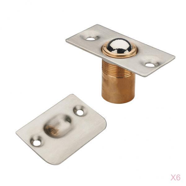 6x Adjustable Roller Ball Door Spring Catch Lock Latch Stainless Steel