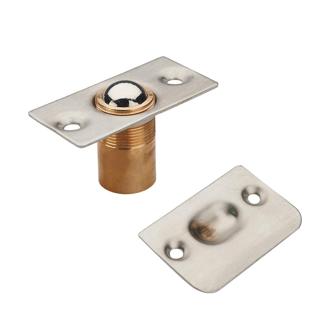 12x Adjustable Roller Ball Door Spring Catch Lock Latch Stainless Steel