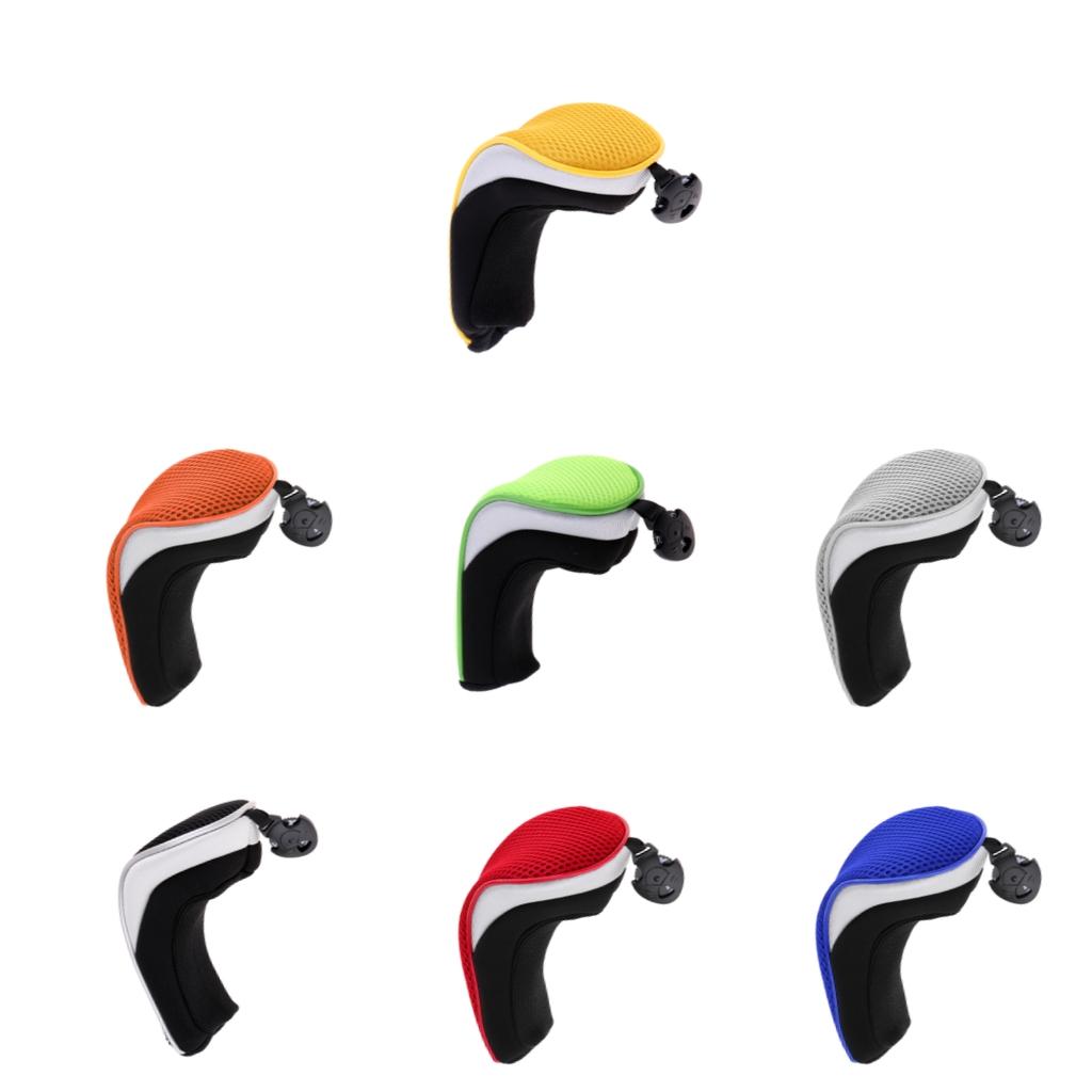 7 Pieces Golf Hybrid UT Club Rescue Head Cover Headcover with Number Tag Set