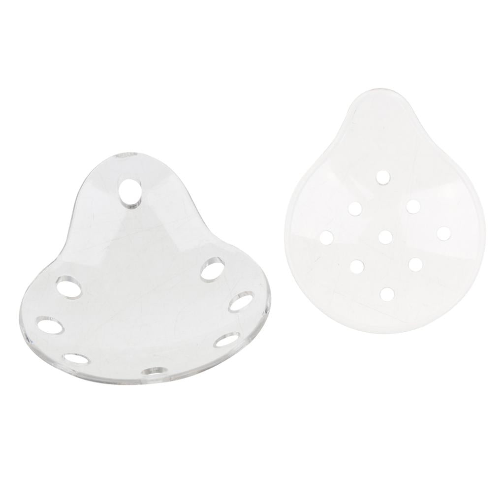 2 Pieces Ventilated Eye Care Eye Shield w/ Holes No Cloth Cover 8+9 Holes