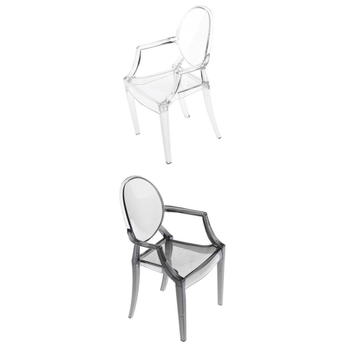 2Pcs 1/6 Plastic Dining Chair Furniture for 12 inch Doll Armchair