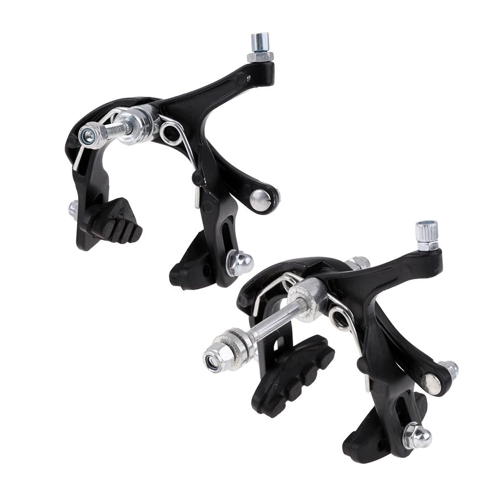Bike Front Rear Side Pull Brake Set Long Arms Clamp Bike Lever Cable Housing