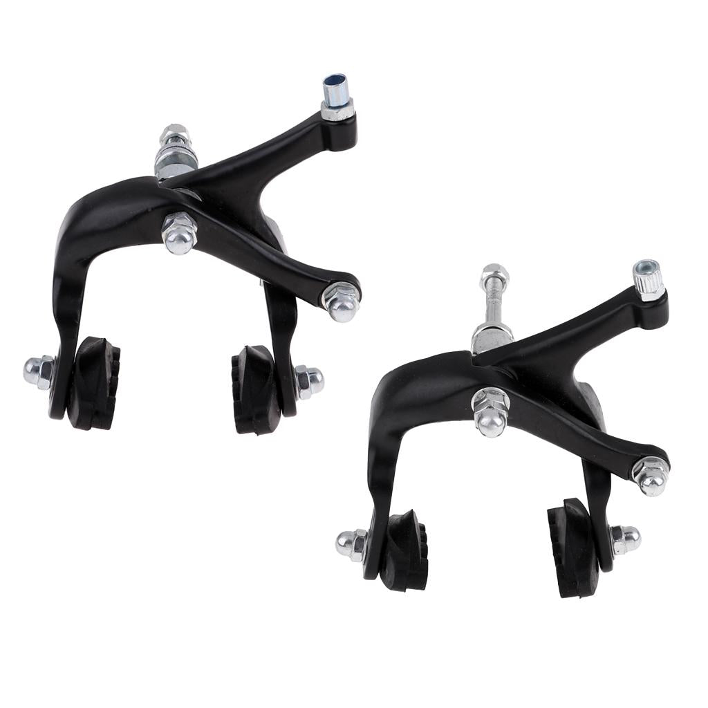 Bike Front Rear Side Pull Brake Set Long Arms Clamp Bike Lever Cable Housing