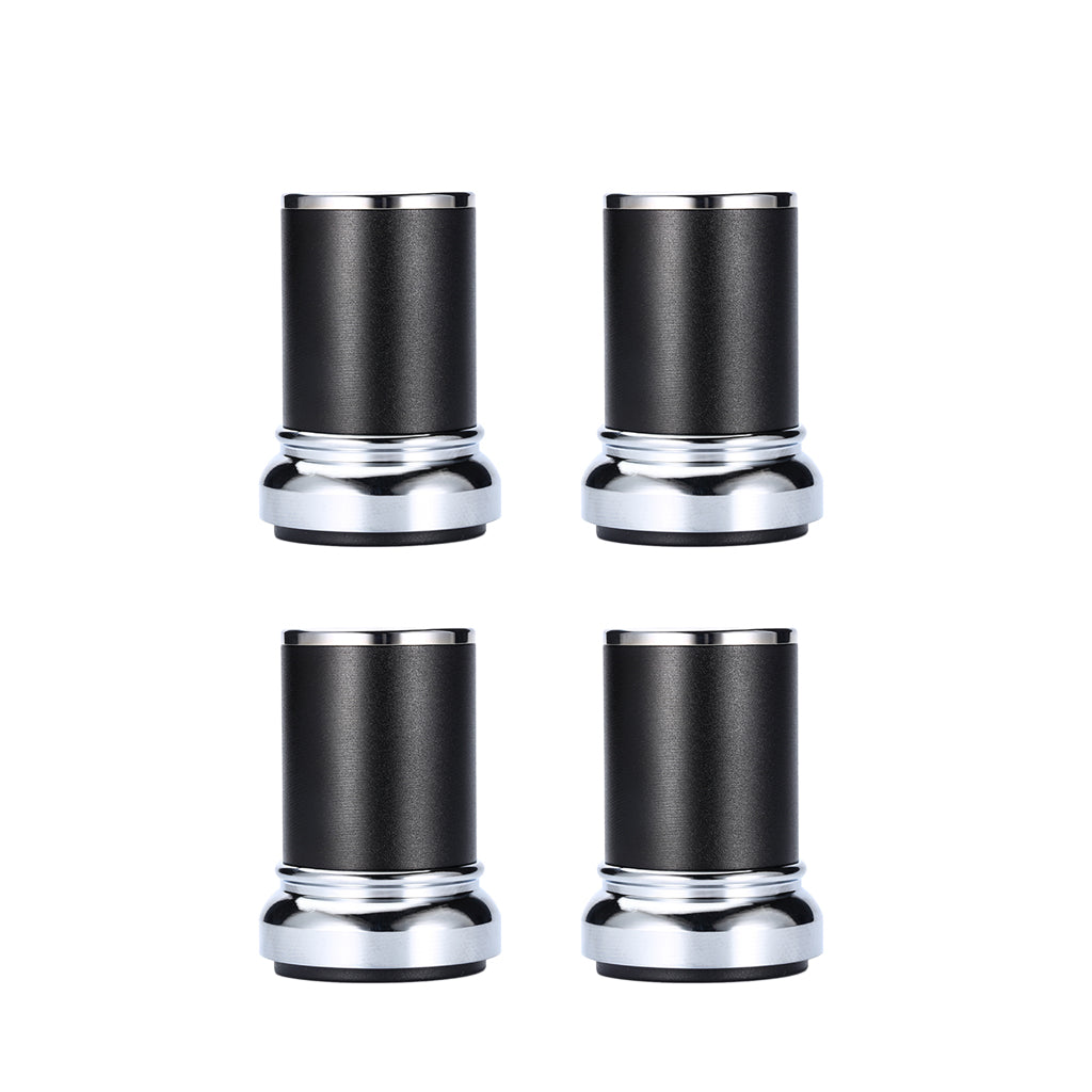 4Pcs Alloy Furniture Legs Tables Sofa Feet with Rubber Base Height 8cm