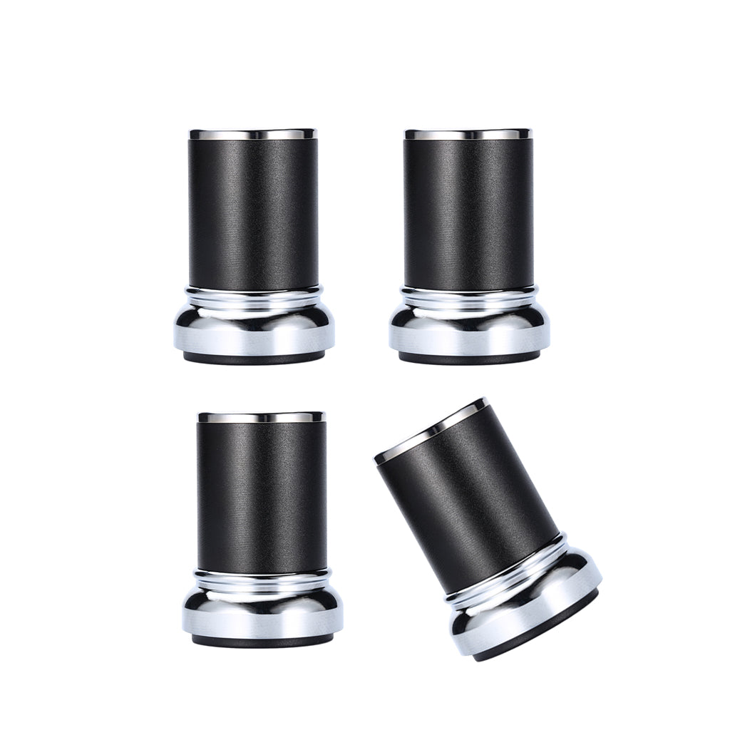 4Pcs Alloy Furniture Legs Tables Sofa Feet with Rubber Base Height 8cm