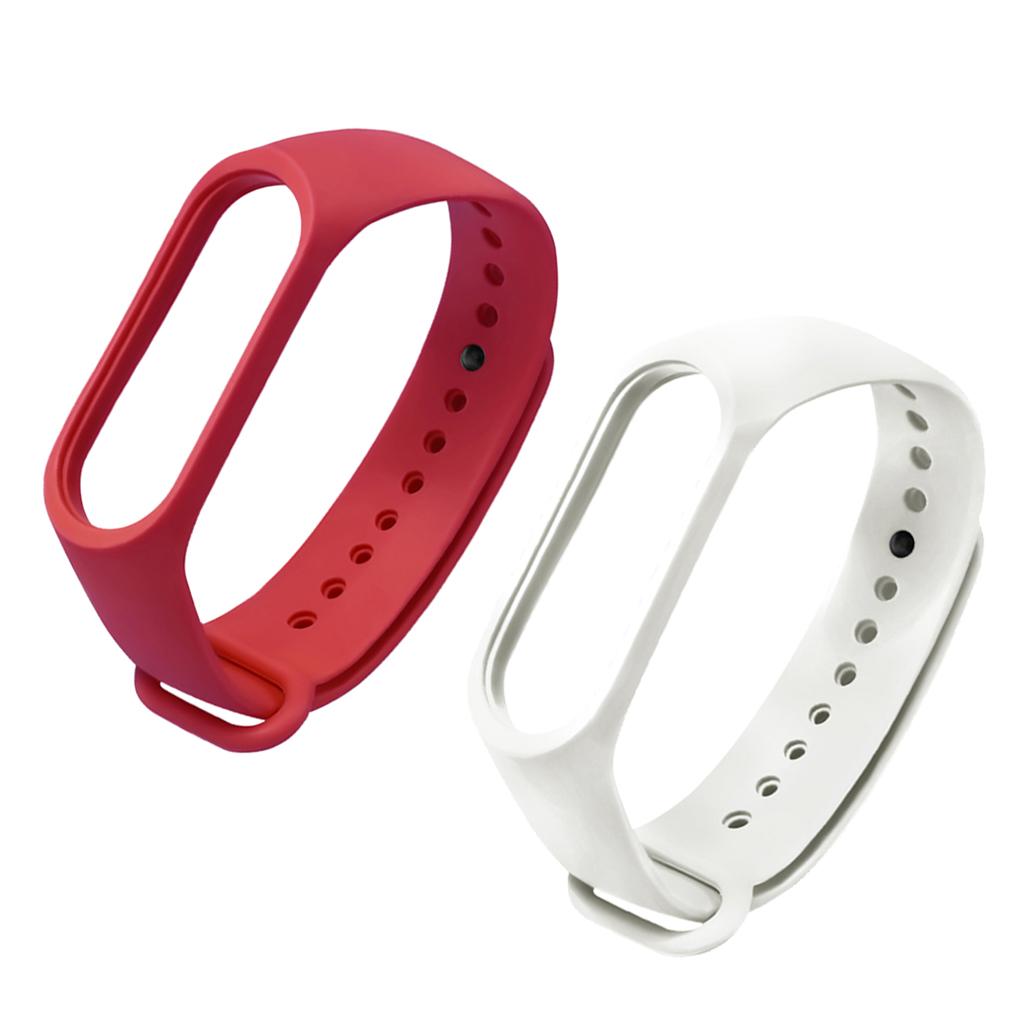 2x Smart Bracelet Wristband Anti-lost for Mi 3 Band Replacement