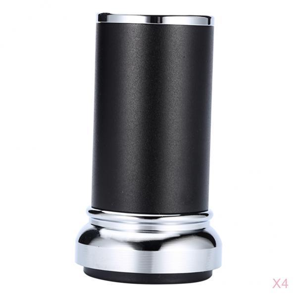 4Pcs Alloy Furniture Legs Tables Sofa Feet w/Rubber Base Height 10cm