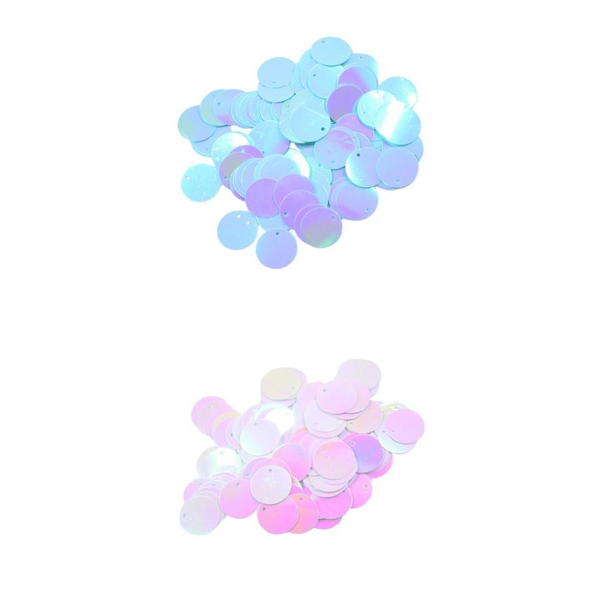 260pcs DIY Shiny Round Loose Sequins Paillettes Sewing Craft 16mm
