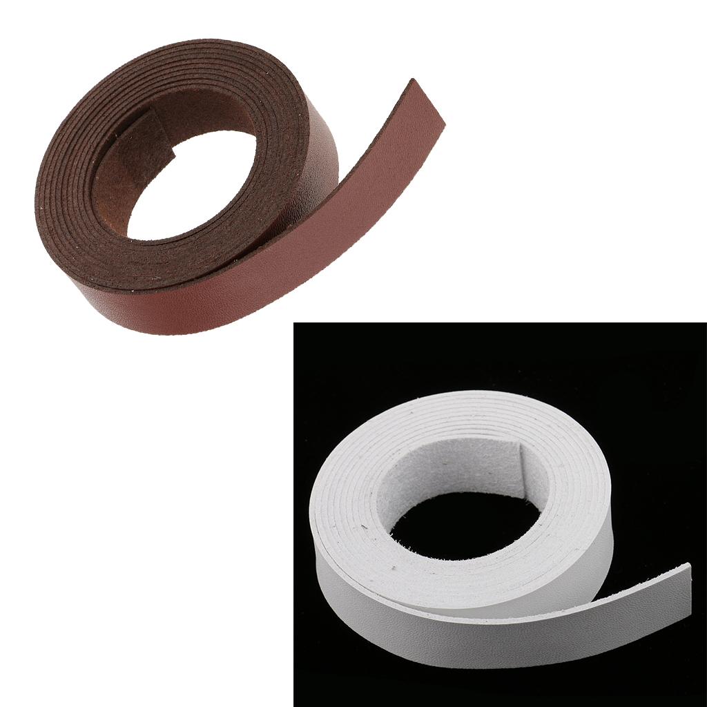 2 Roll Leather Crafts Microfiber Strap for DIY Garment Accessories - 2m 20mm