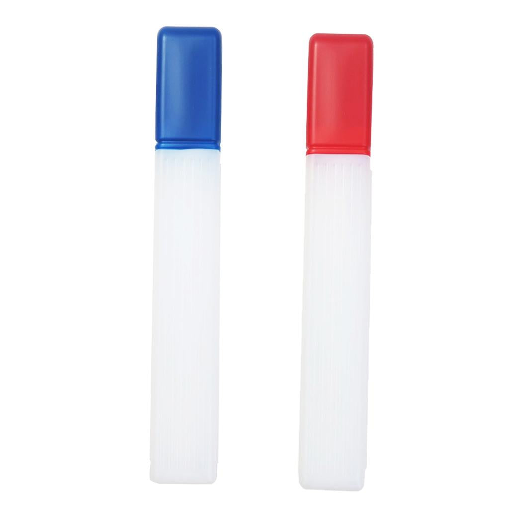 2pcs Plastic Knitting Needle Crochet Hook Tube Case Holder Storage Case