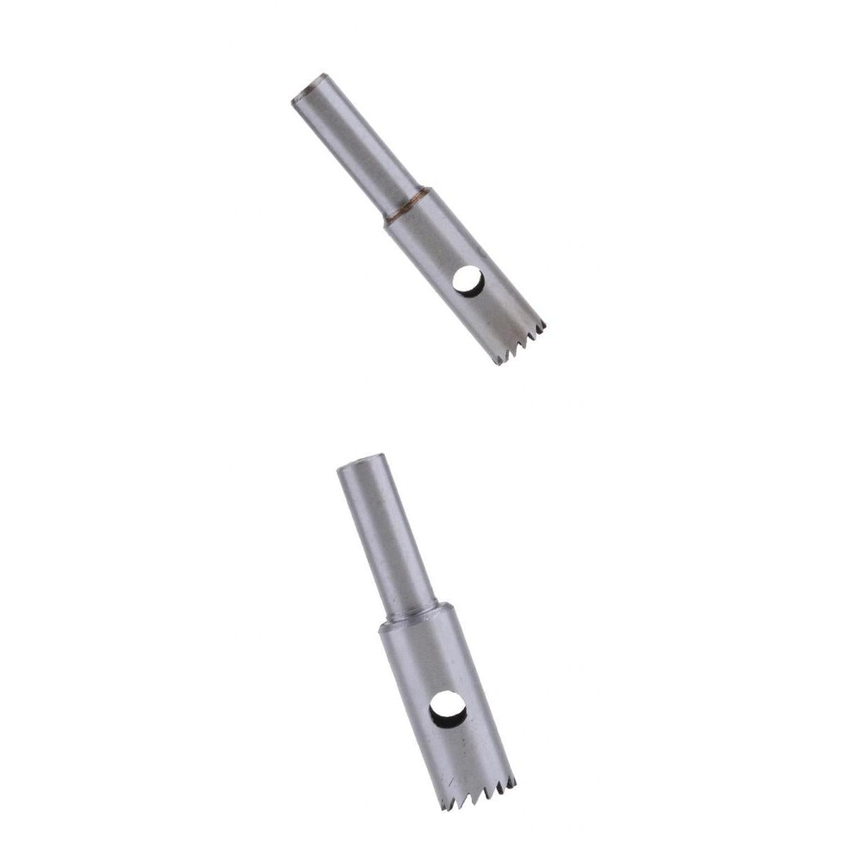 2pcs Carbide Drill Bit Buddha Beads Solid Ball Wood Cutter 10 & 8mm