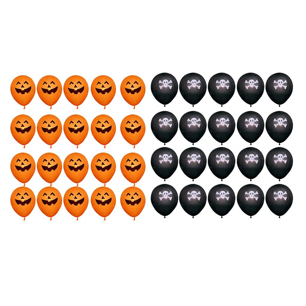 40 Pieces Halloween Latex Balloons Horror Party Decorations 12 inch