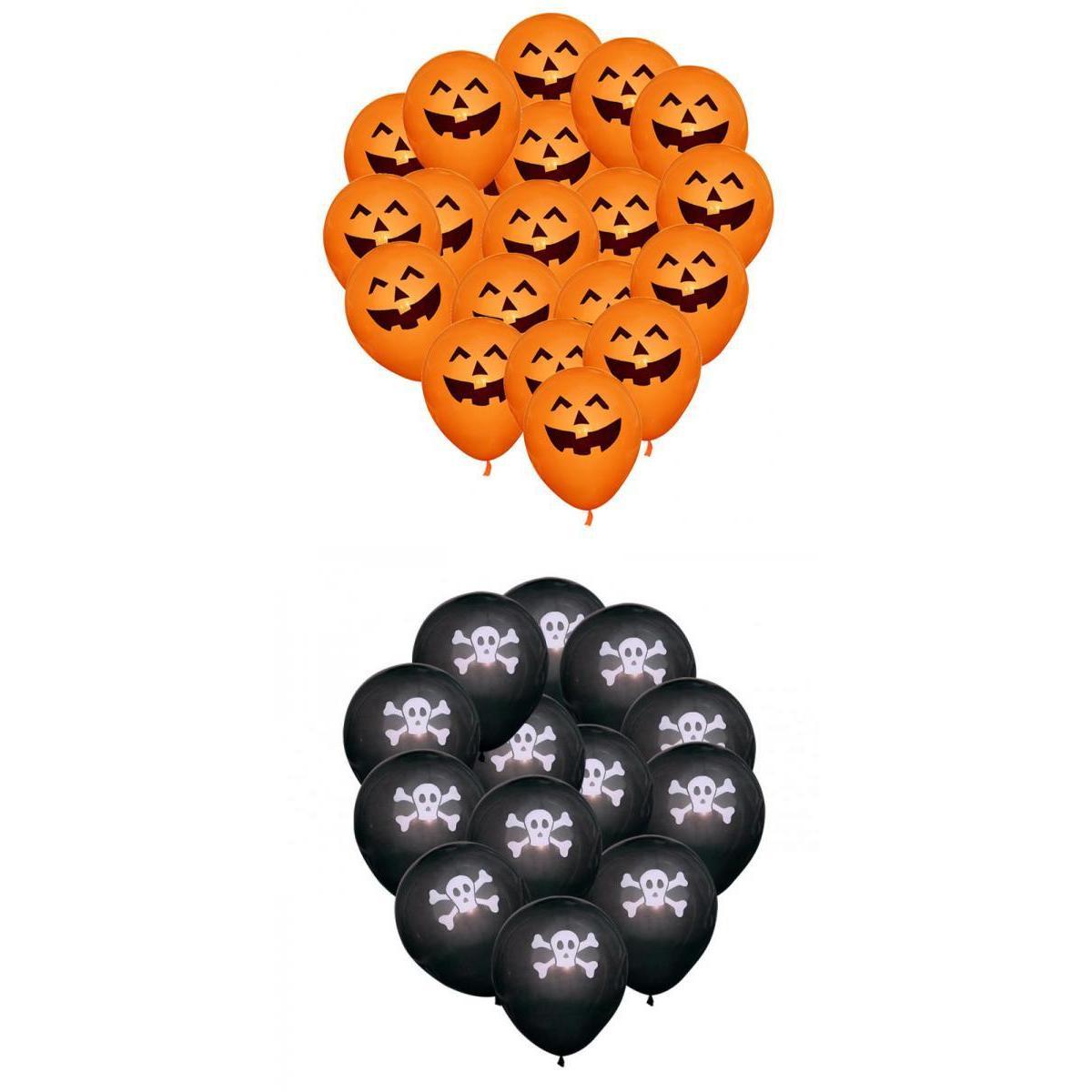 40 Pieces Halloween Latex Balloons Horror Party Decorations 12 inch