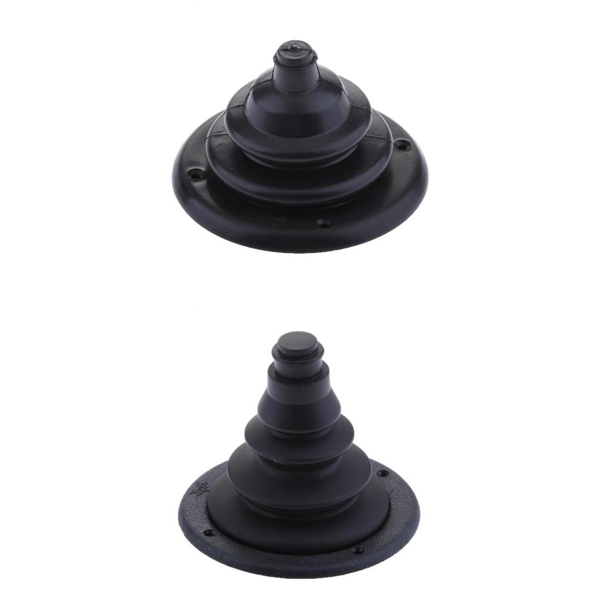 70mm 105mm Rigging and Cable Boot for Boats - Rigging Hole Cover Black