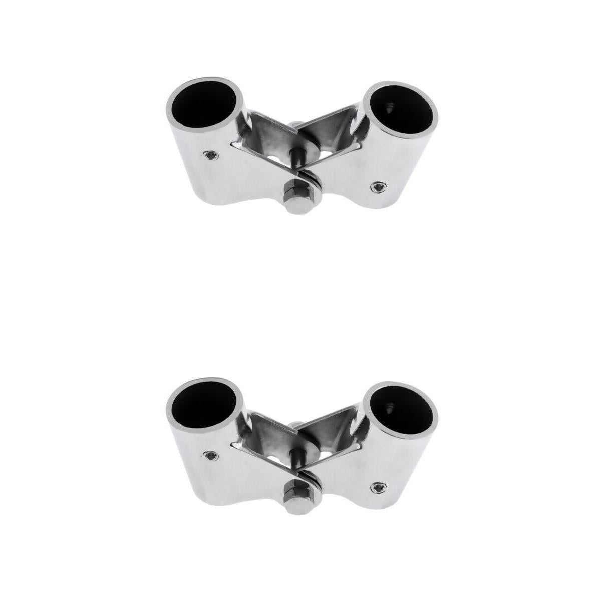 Boat Rail Fittings Folding Swivel Tube Pipe Connector 22mm 26mm