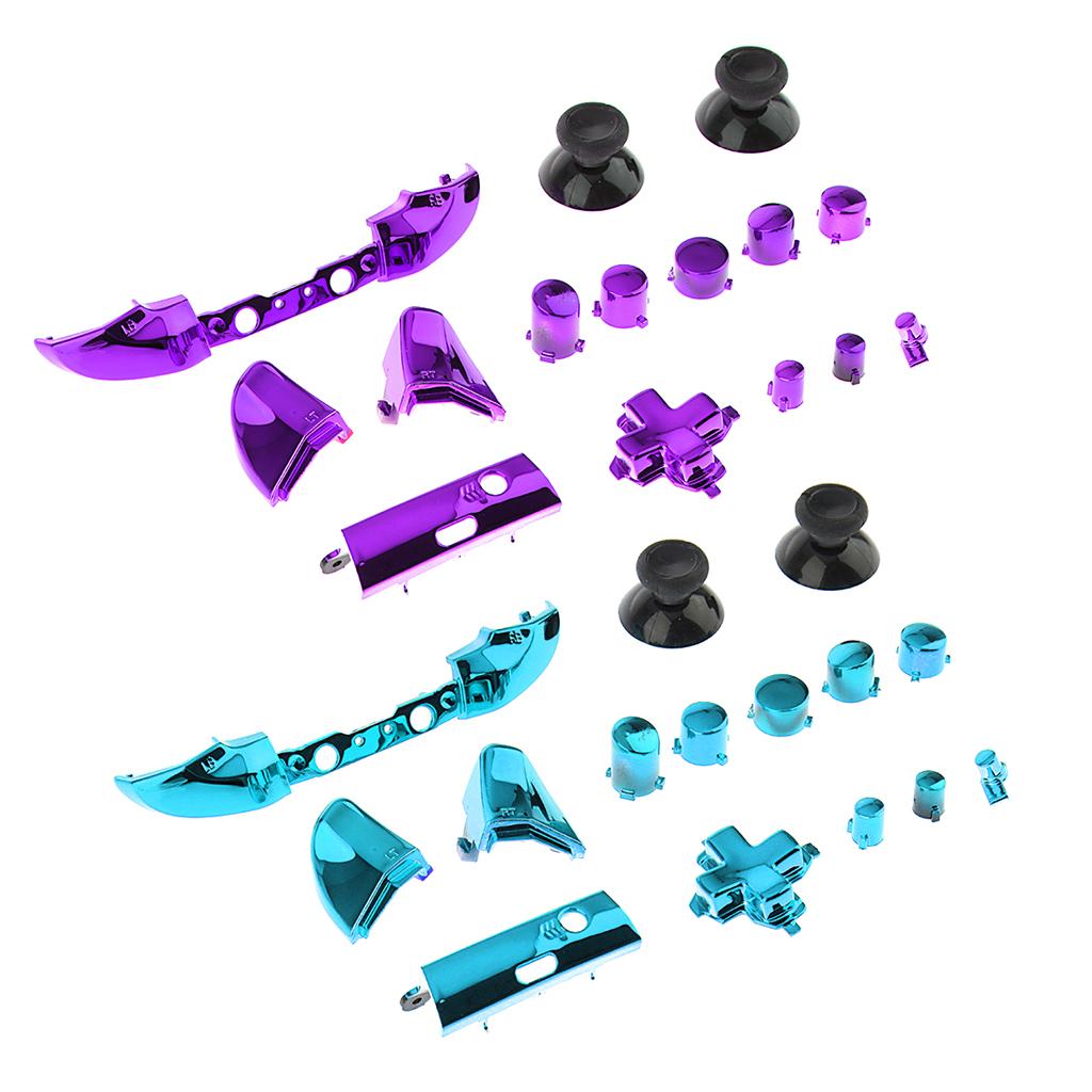 2Set Full Button Kit Bumper ABXY Dpad Replacement For One S Controllers