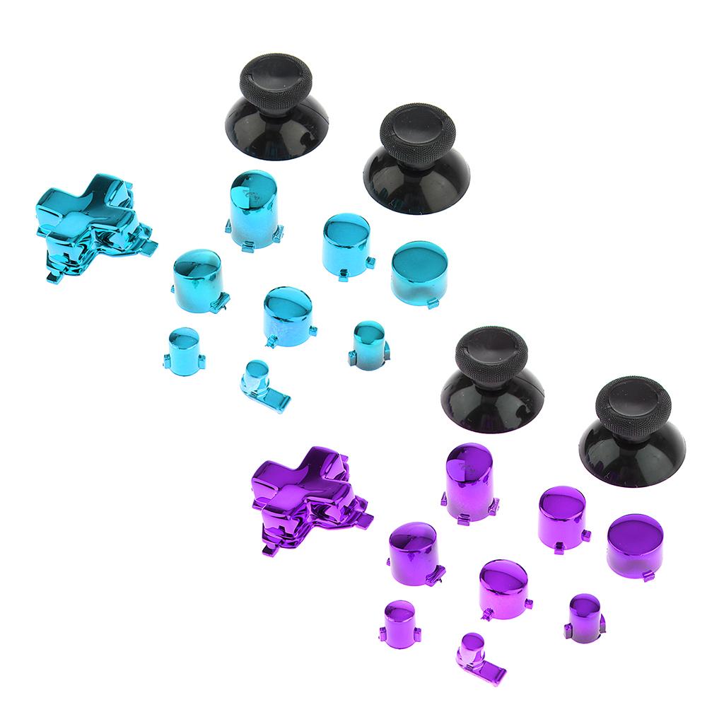 2Set Full Button Kit Bumper ABXY Dpad Replacement For One S Controllers