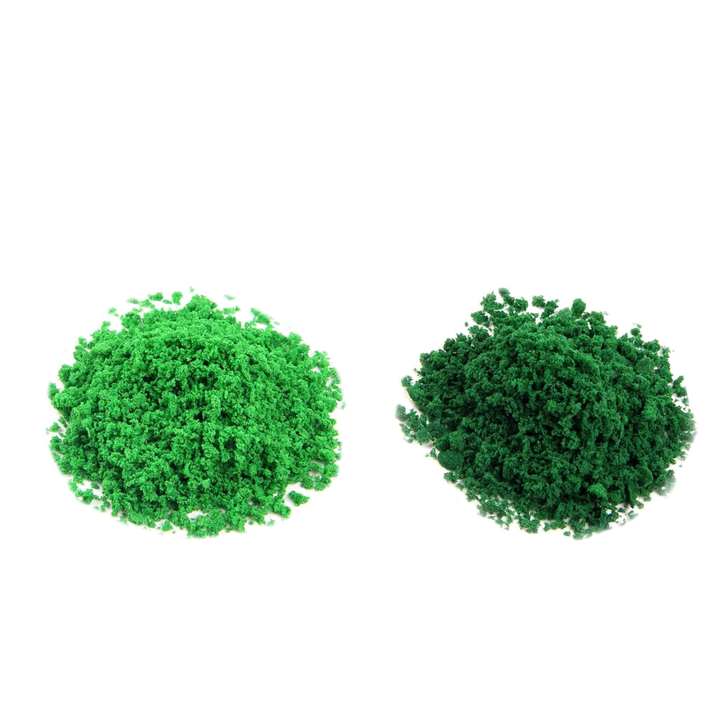 2 Pack Green Sponge Powder Tree Powder Sand Table Model Auxiliary Material