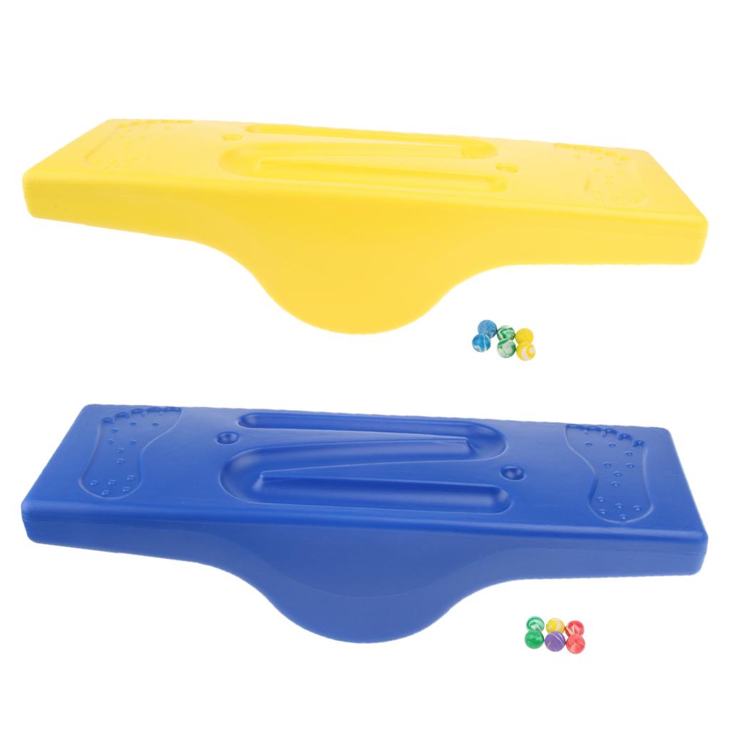 2 Pieces Kids Balance Board Ball Maze Balance Trainer Active Toy Game