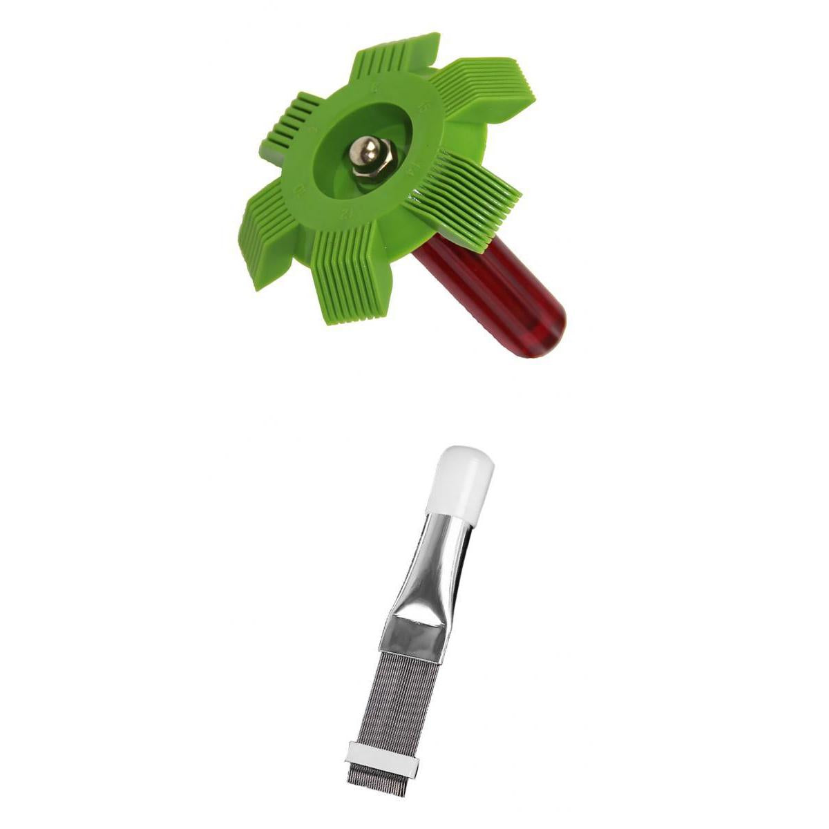 2pack Fin Comb For Air Conditioner Blade Cooling Straightening Cleaning Tool