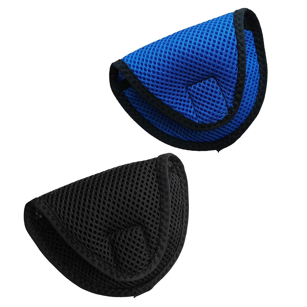 2 Pieces Mallet Putter Head Cover Headcover Protector Bag Golf Accessories