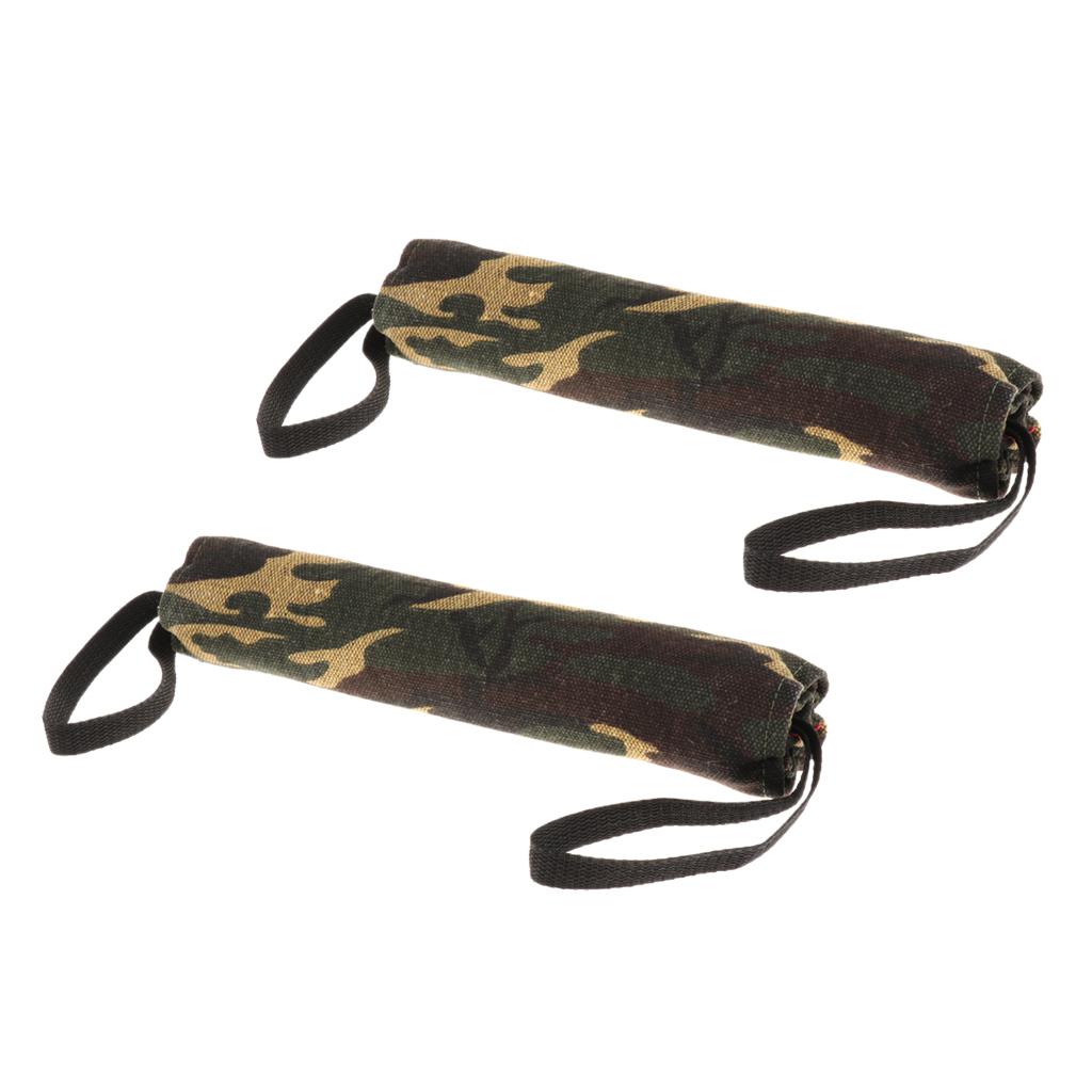 2 Pcs Dog Bite Tug Toy With 2 Handles - Best For Puppy Dog Tug Of War