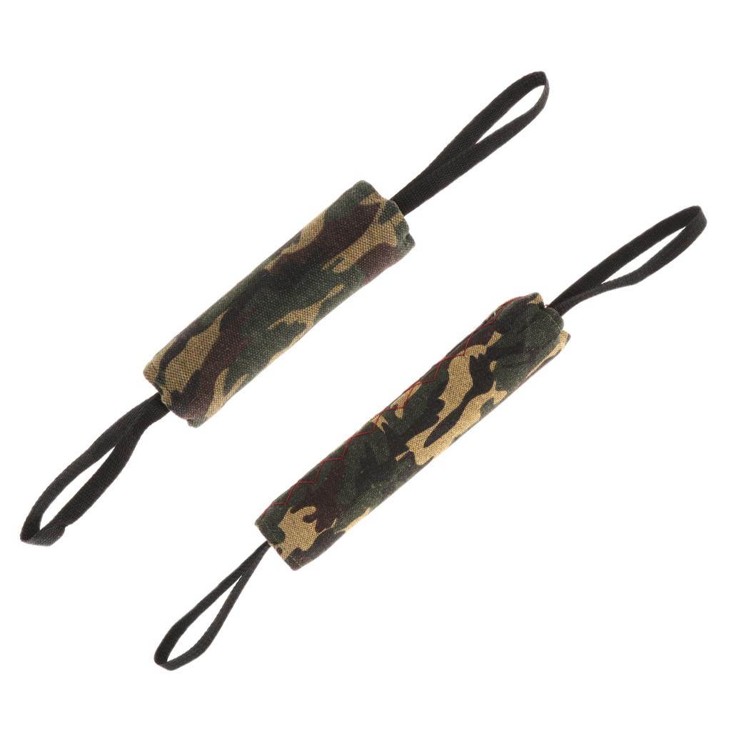 2 Pcs Dog Bite Tug Toy With 2 Handles - Best For Tug Of War & Workout L+S
