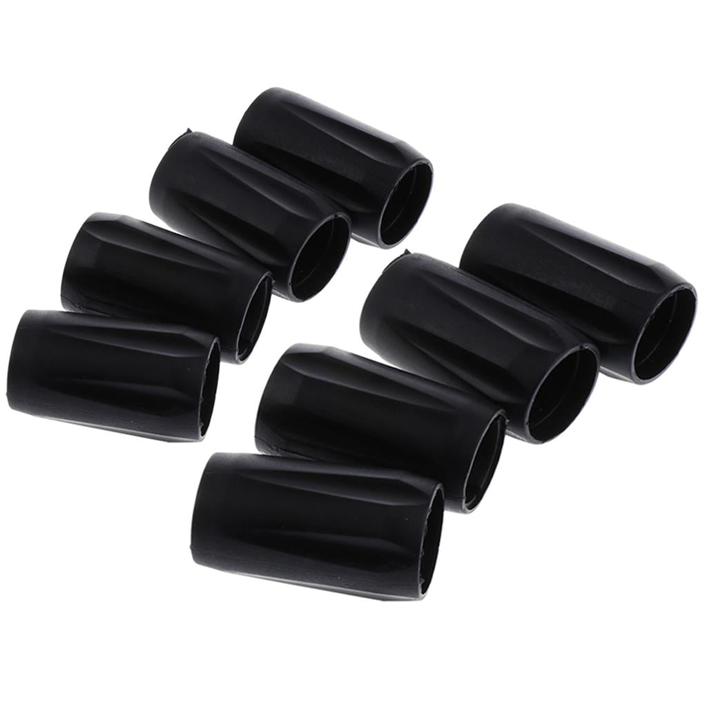 8Pcs Plastic Walking Pole Tips Protector Replacement for Hiking Trekking