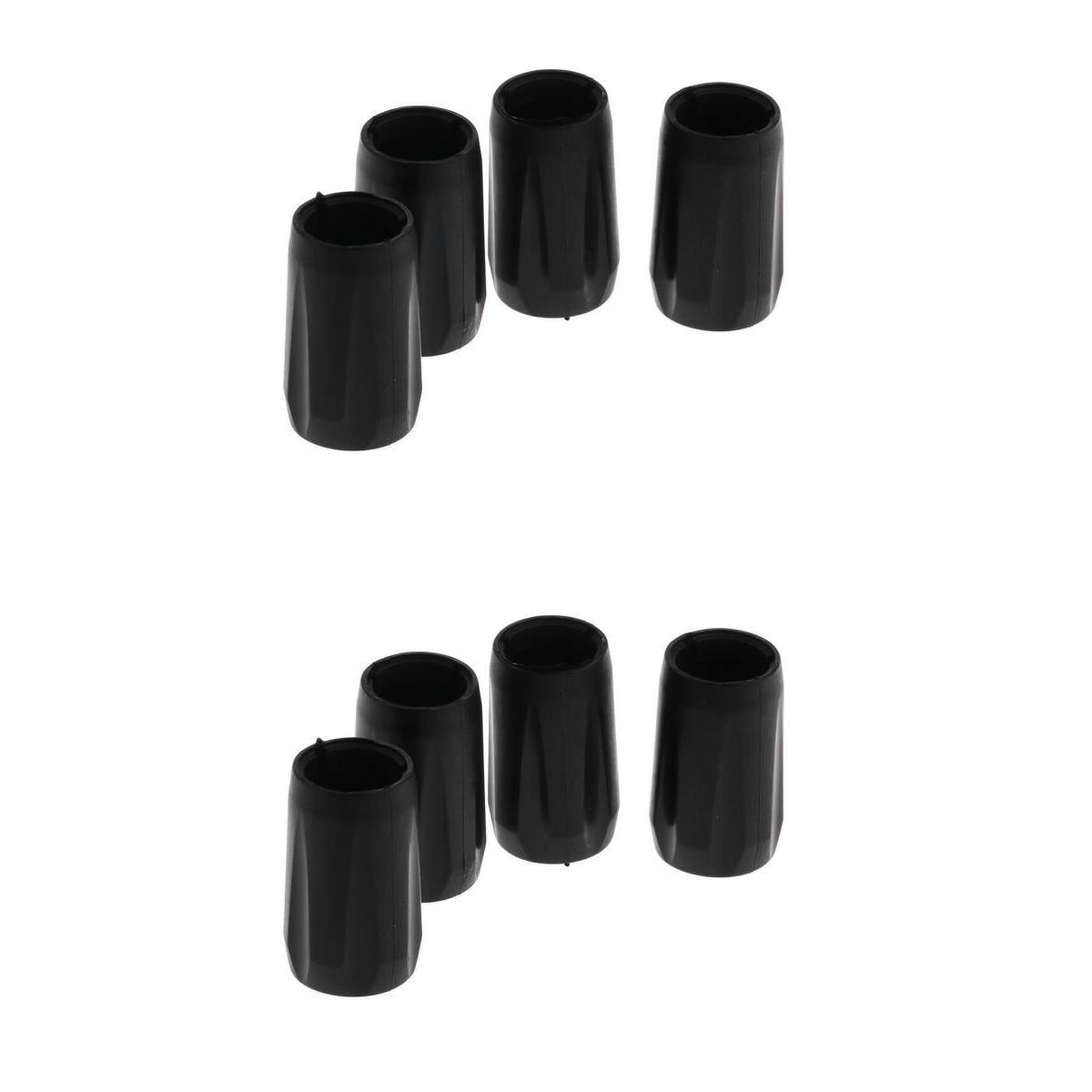 8Pcs Plastic Walking Pole Tips Protector Replacement for Hiking Trekking