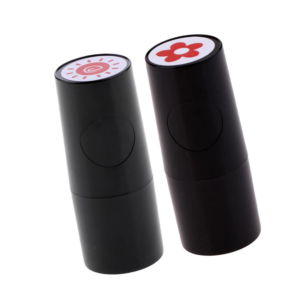 2Pcs Colorfast Golf Ball Stamper Marker Club Accessories Golfer Training Aid