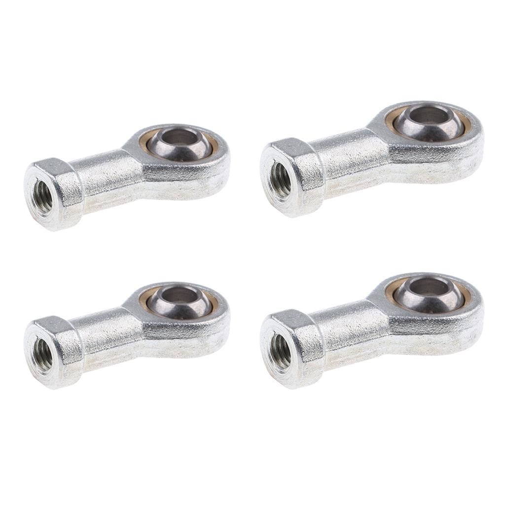 4x (M6+M8) 6mm Male Ball Joint Rod End Hand Oscillating Bearing Bolt Thread