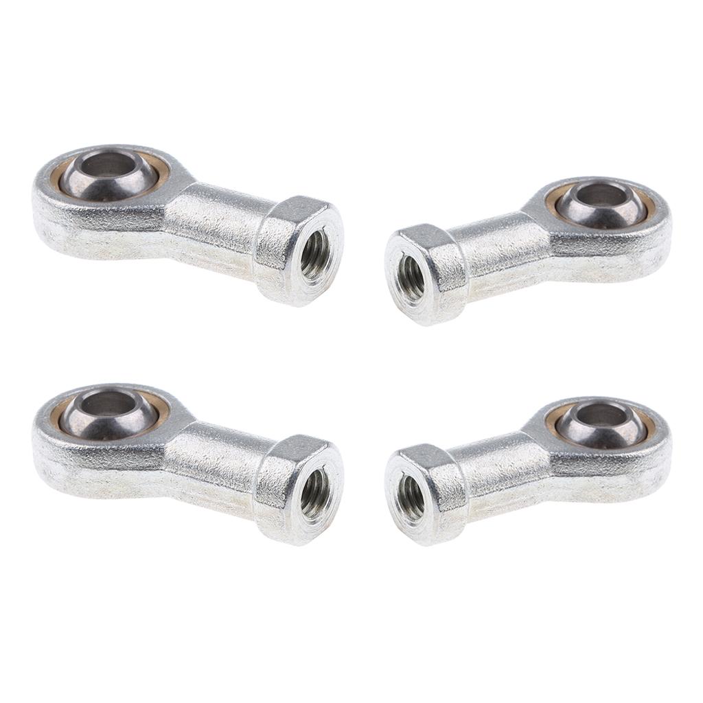 4x (M6+M8) 6mm Male Ball Joint Rod End Hand Oscillating Bearing Bolt Thread