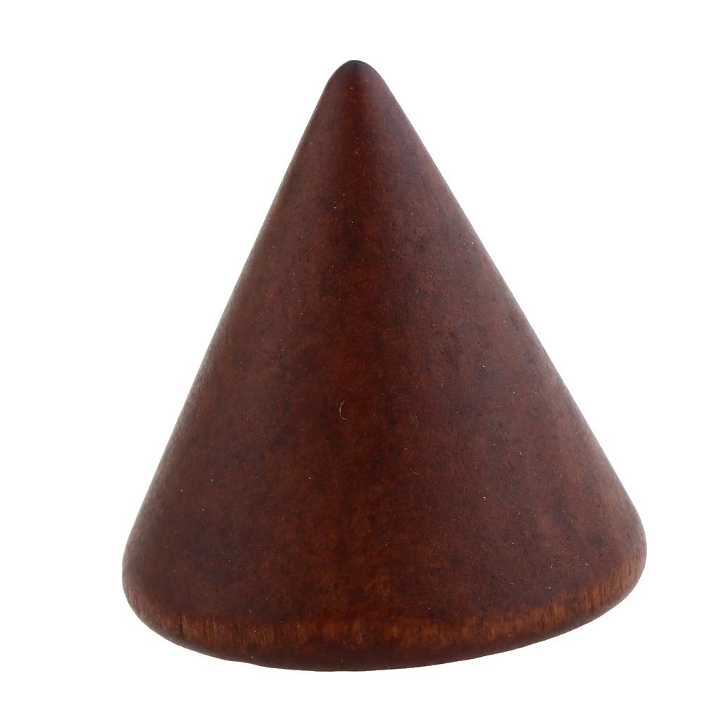 3 Pieces 3cm 5cm 8cm Wooden Cone Shape Ring Bracelet Jewelry Display Rack