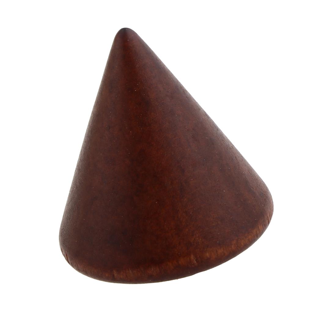 3 Pieces 3cm 5cm 8cm Wooden Cone Shape Ring Bracelet Jewelry Display Rack