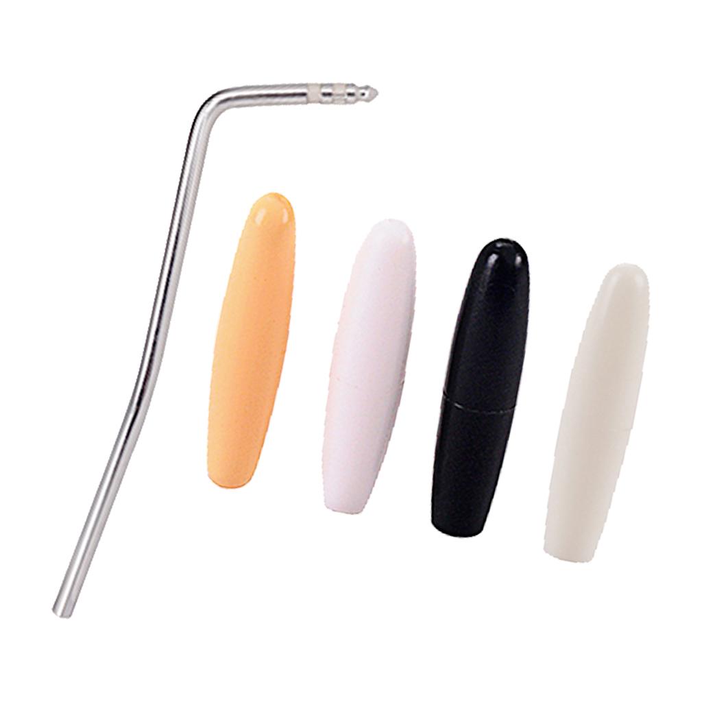 6mm Tremolo Arm Whammy Bar+3pcs Tremolo Arm Tips for Electric Guitar Parts