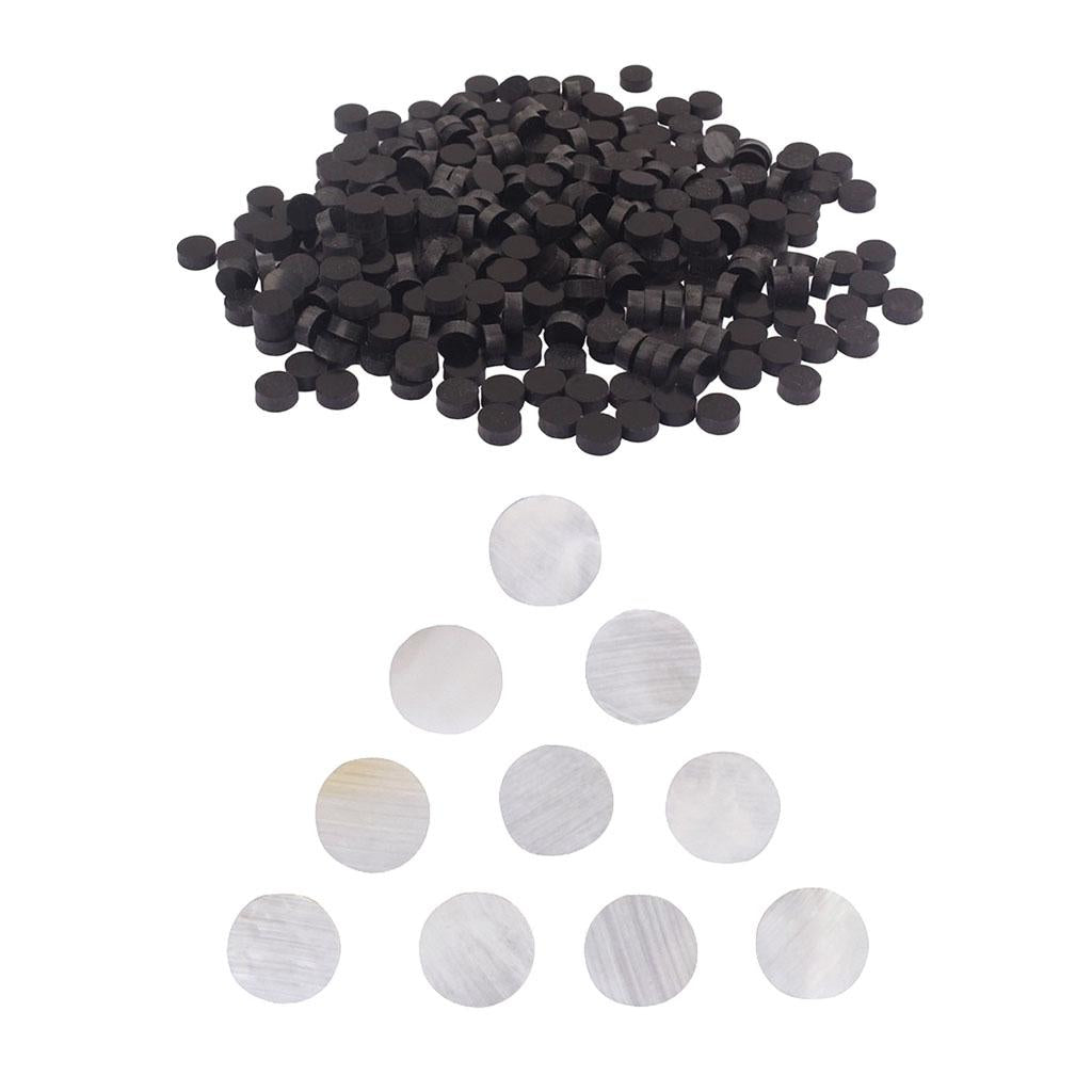 300pcs Fingerboard Fret Dots Inlay+10pcs Mother of Pearl Dots Inlay Markers