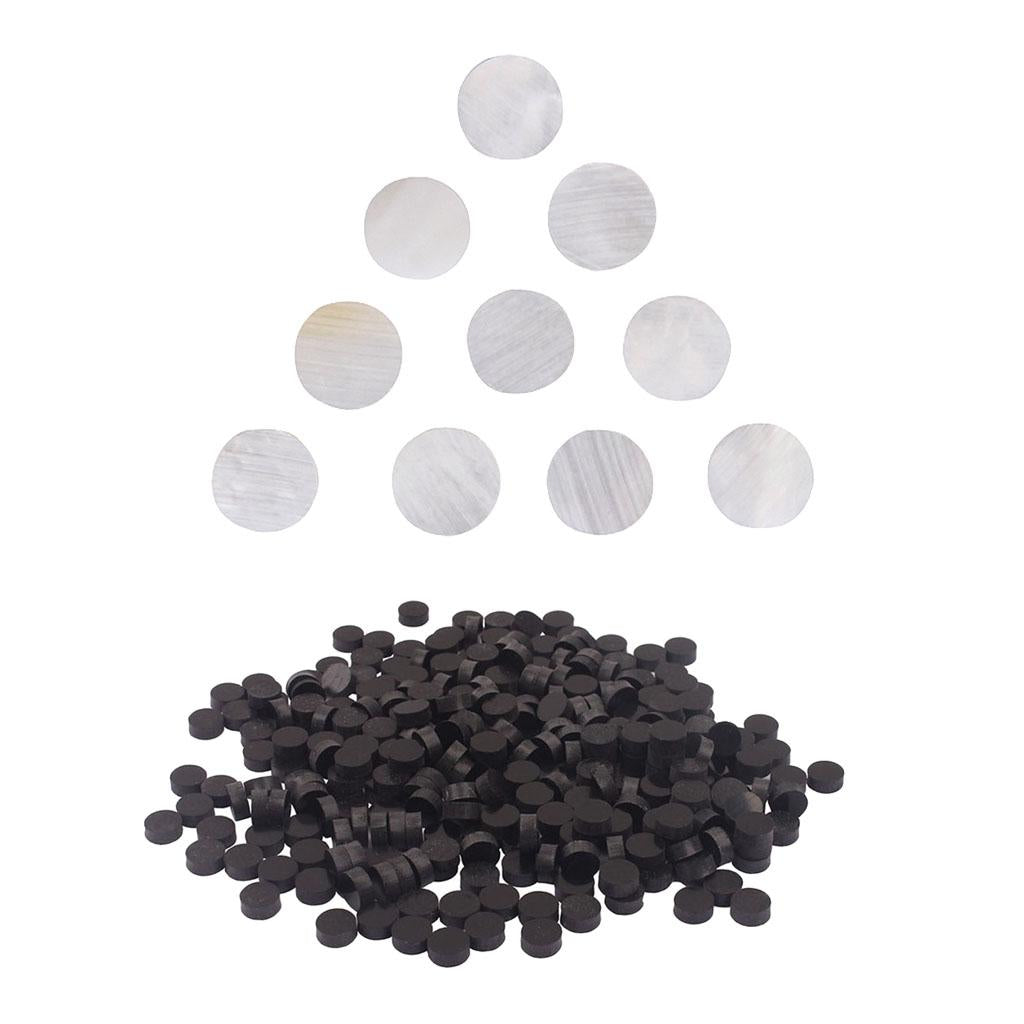 300pcs Fingerboard Fret Dots Inlay+10pcs Mother of Pearl Dots Inlay Markers