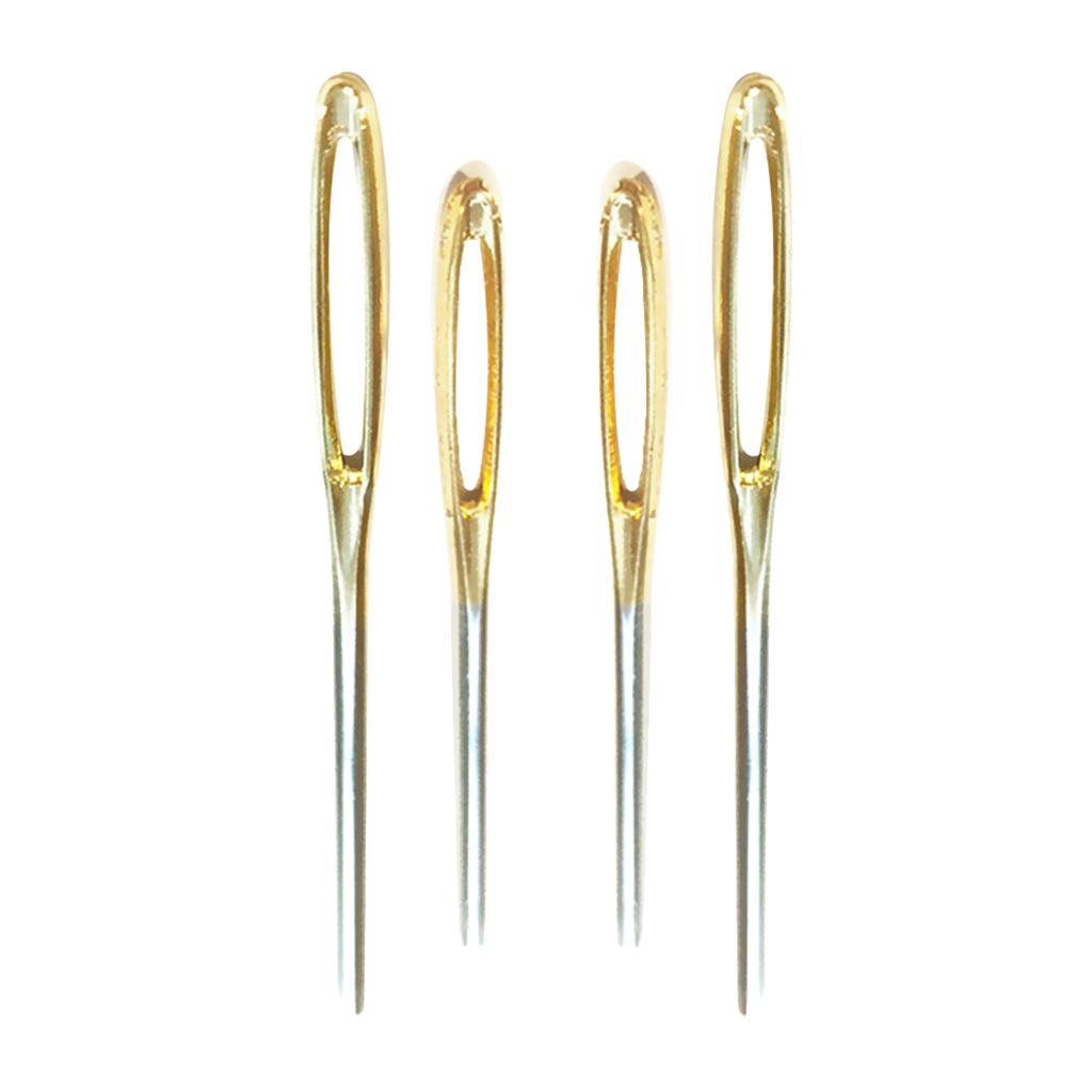 4pcs Large Eye Blunt Needles Wool Thick Knitter Yarn Hand Sewing Darning