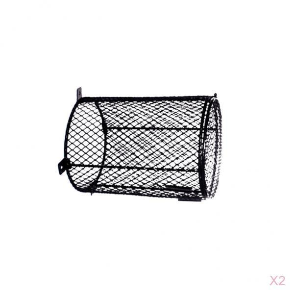 2Pcs Pet Prevention Reptile Lamp Anti Scald Screen Cover Lampshade