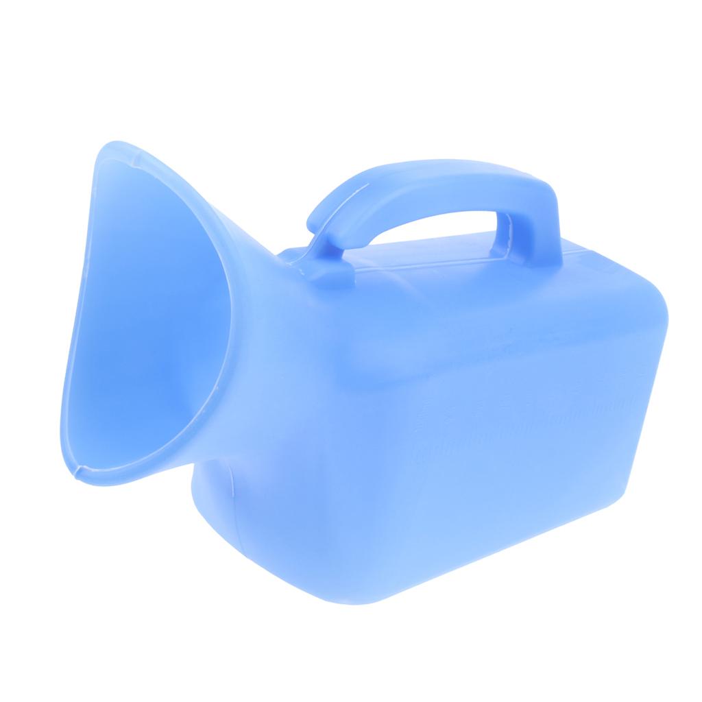 2 Pieces Reusable Washable Portable Urinal Bottle for Disabled Elderly Women