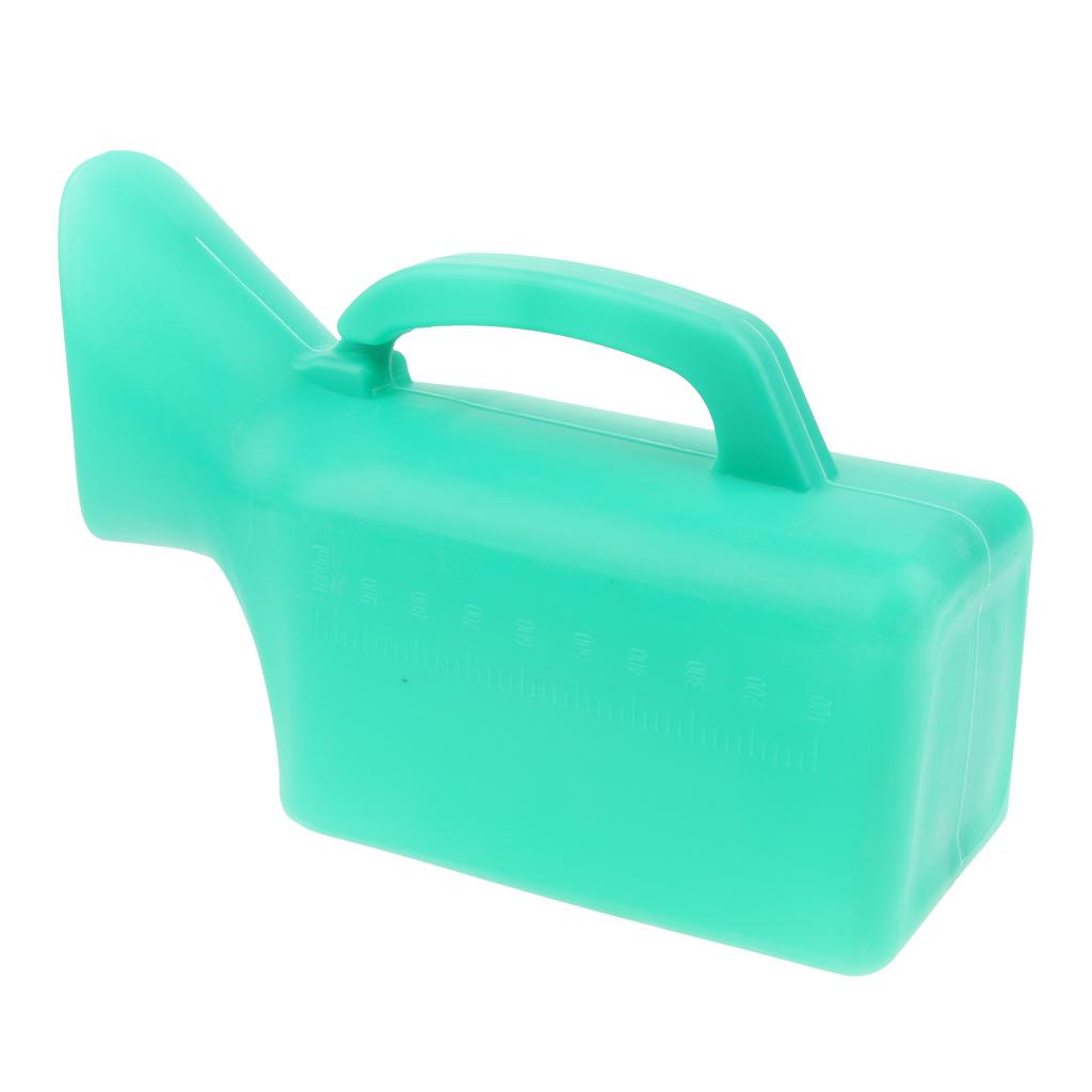 2 Pieces Reusable Washable Portable Urinal Bottle for Disabled Elderly Women