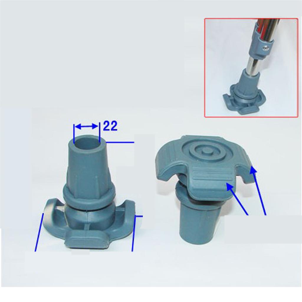 2 Pieces Anti Slip Rubber Tip For Cane Walking Stick Crutches Chair Seat 7/8