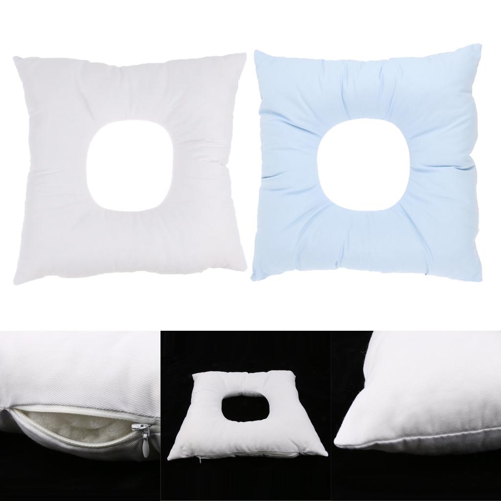 2 Pieces Foam SPA Massage Bed Table Face Down Rest Cradle Cushion Pillow Pad