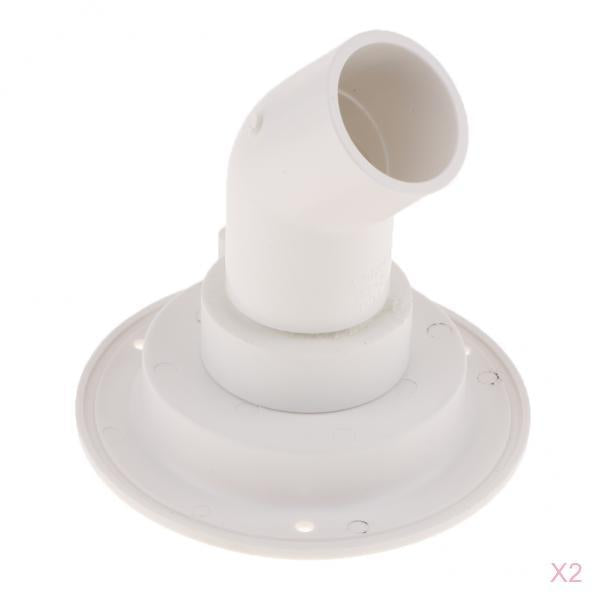 2Pcs Gravity Water Inlet Hatch Plastic Filler Cap for Camper Trailer RV Door