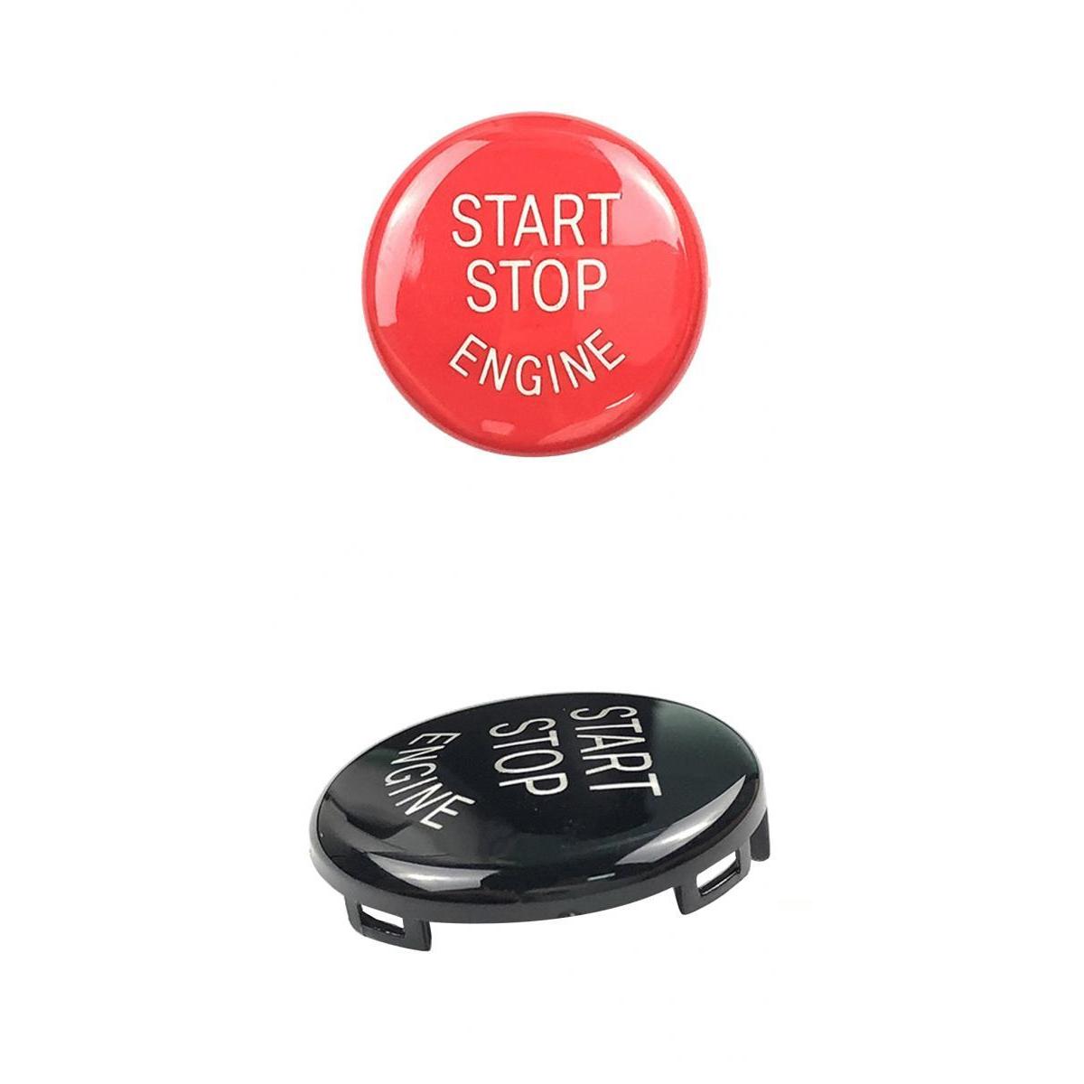 2Pcs 25mm Car Engine Start Stop Button Cover Trim Decor For E Chassis
