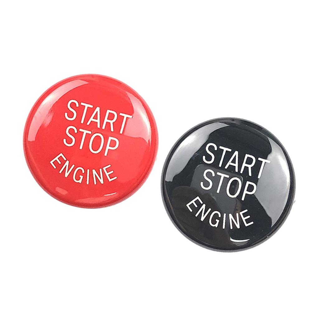 2Pcs 25mm Car Engine Start Stop Button Cover Trim Decor For E Chassis