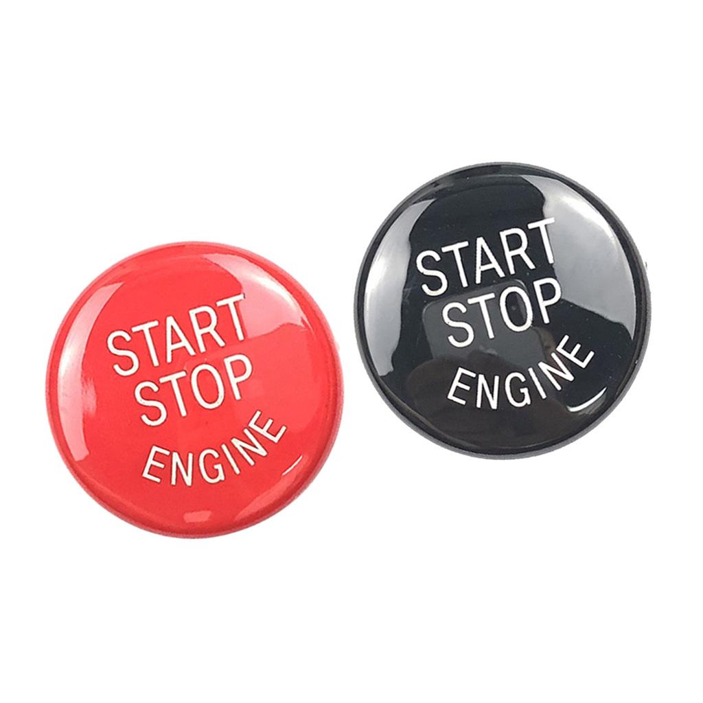 2Pcs 25mm Car Engine Start Stop Button Cover Trim Decor For E Chassis