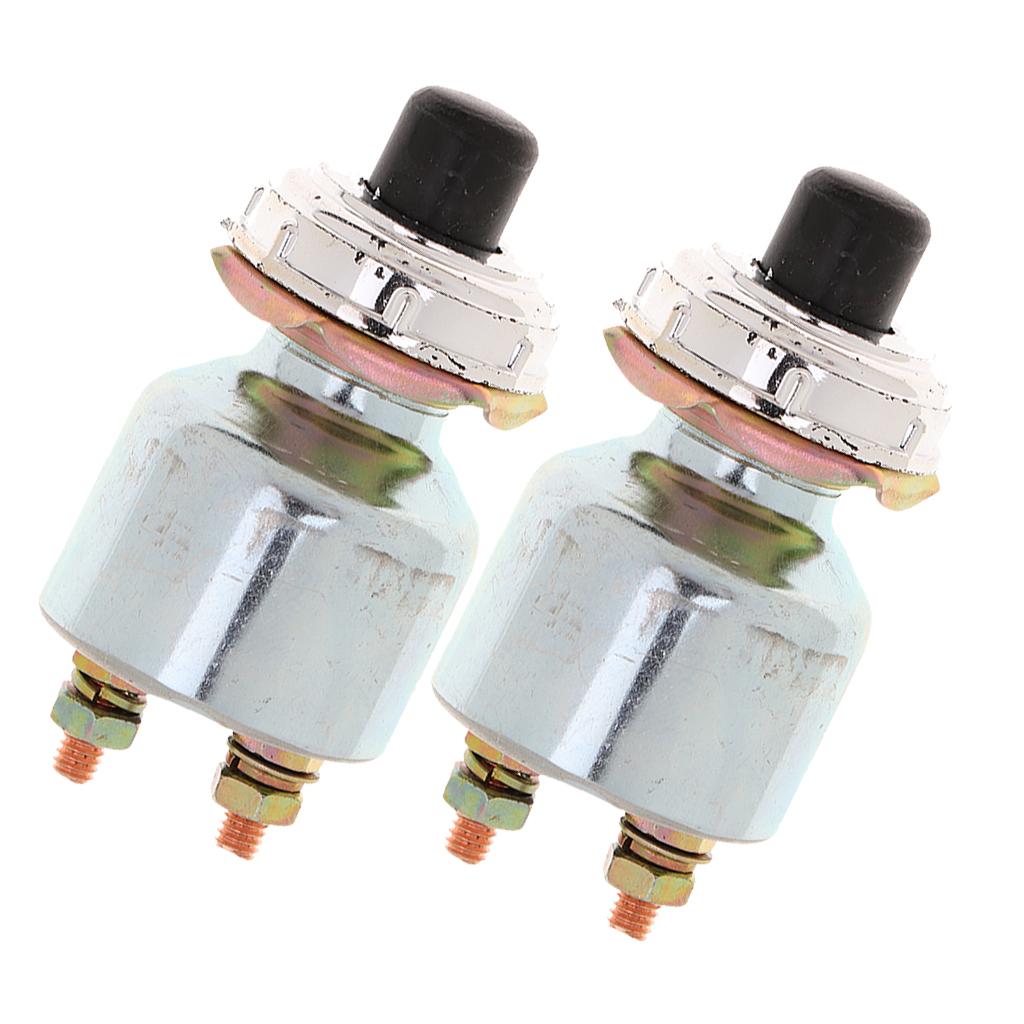 2Pcs 12V Car Truck Engine Start Push Button Switch Ignition Starter Kit K260