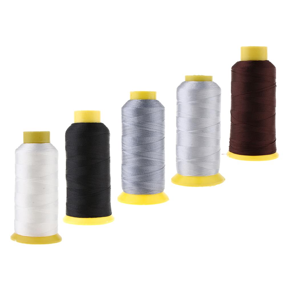 5pcs 900m Strong 210D/3 Bonded Nylon Sewing Thread for DIY Leather Crafts